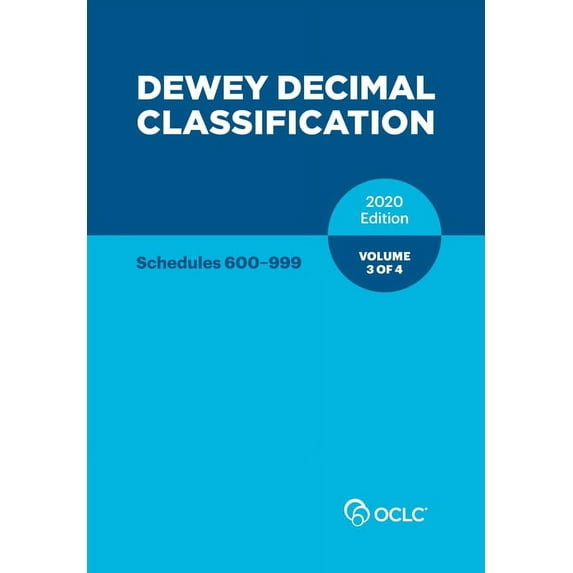 Dewey Decimal Classification, 2020, Volume 3 Paperback 1556530927 9781556530920 OCLC