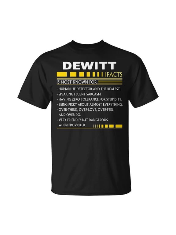 Dewitt Name Dewitt Facts TShirt