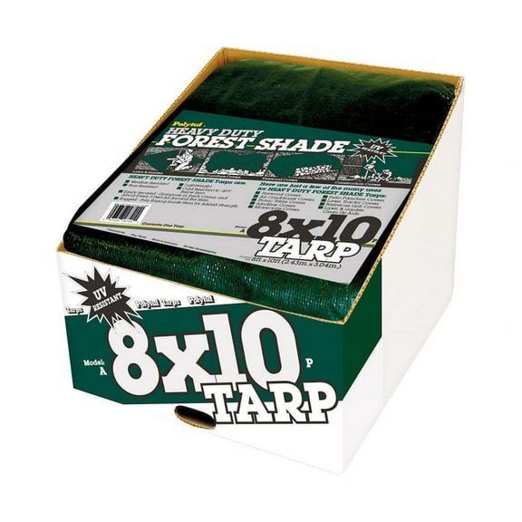Dewitt Polytuf 10 ft. x 8 ft. Heavy Duty Polyethylene Tarp Forest Green