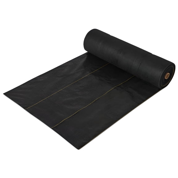 Dewitt Pro-5 Weed Barrier Fabric 5 oz, 3 x 250 Feet Heavy-Duty Woven Landscape Ground Cover Mat for Raised Garden Bed, Greenhouse Gardening, Outdoor Landscaping, and Commercial Planting
