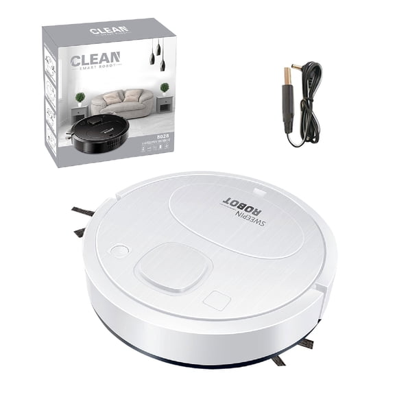 Dewshine Robot Vacuum Cleaner Mop, Intelligent Sweeping Robot, Quiet Low Noise Sweeping Machine for Pet Hair,Carpet,Hard Floor,Dusts,Stains