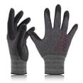 thumbnail image 1 of DEXFIT FN330 Black Grey Multipurpose Nitrile Coated Work Gloves (Firm Grip, Medium) - 3 Pairs, 1 of 7