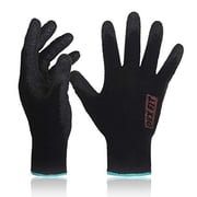 Dex Fit NR450 Black Work Glove Nitrile Coating, Warm Fleece, Large - 3-Pairs
