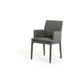 thumbnail image 1 of Modern Grey Leatherette Dining Chair (Set of 2) VIG Modrest Dex, 1 of 3