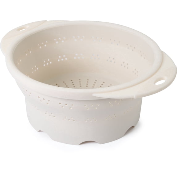 Dexas, Collapsible Silicone Colander, 10 inch, Cream - Walmart.com