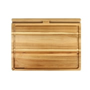 Dexas Acacia Prep-Tech Board With 2 Slots, 16 x 12 Inches