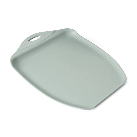 Dexas Chop & Scoop 11 x 14 Inch Kitchen Cutting Board, Sage