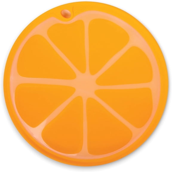 Dexas Citrus Slice 9 inch, Cutting Board and Serving Board, Orange