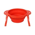 thumbnail image 1 of Dexas Collapsible Silicone 10 In. POP Colander, Red, 1 of 2