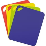 Dexas Heavy Duty Flexible Grippmat, Blue, Green, Yellow and Red, Set of 4, 11.5 x 14 inches Kitchen Cutting Boards