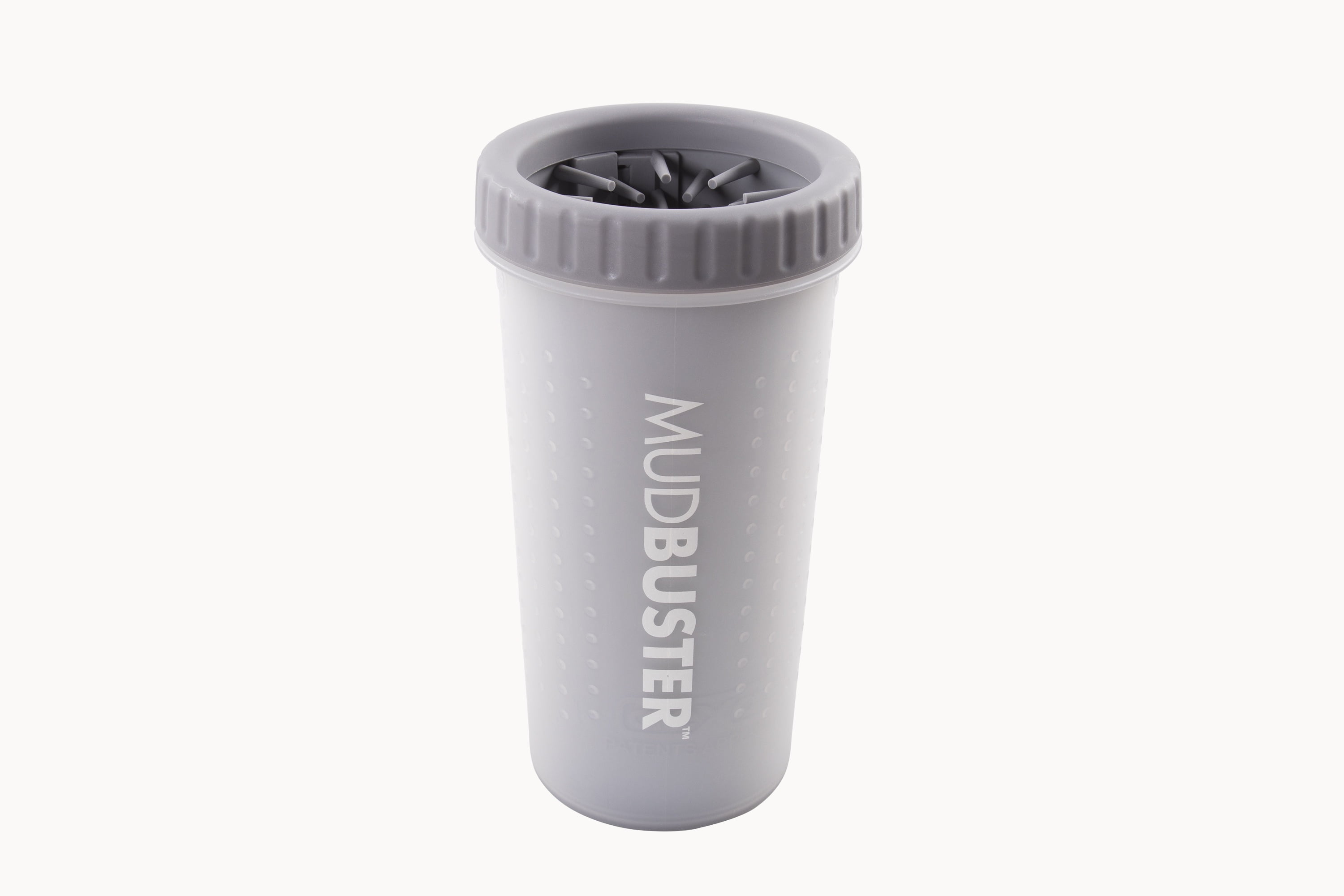 Dexas MudBuster Portable Dog Paw Washer and Cleaner, Large, Light Gray