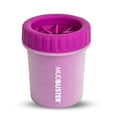 thumbnail image 1 of Dexas MudBuster Portable Dog Paw Washer and Cleaner, Petite, Fuchsia, 1 of 5