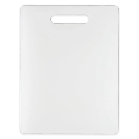 Dexas NSF Polysafe, 8.5 by 11 inches, White Cutting Board with Handle