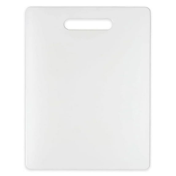 Dexas NSF Polysafe, 8.5 by 11 inches, White Cutting Board with Handle