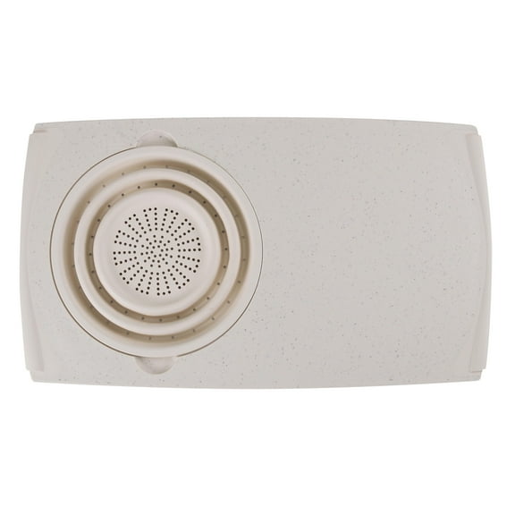 Dexas Over-the-Sink Flax Cutting Board with Collapsible Colander, 11.5 x 20", Cream