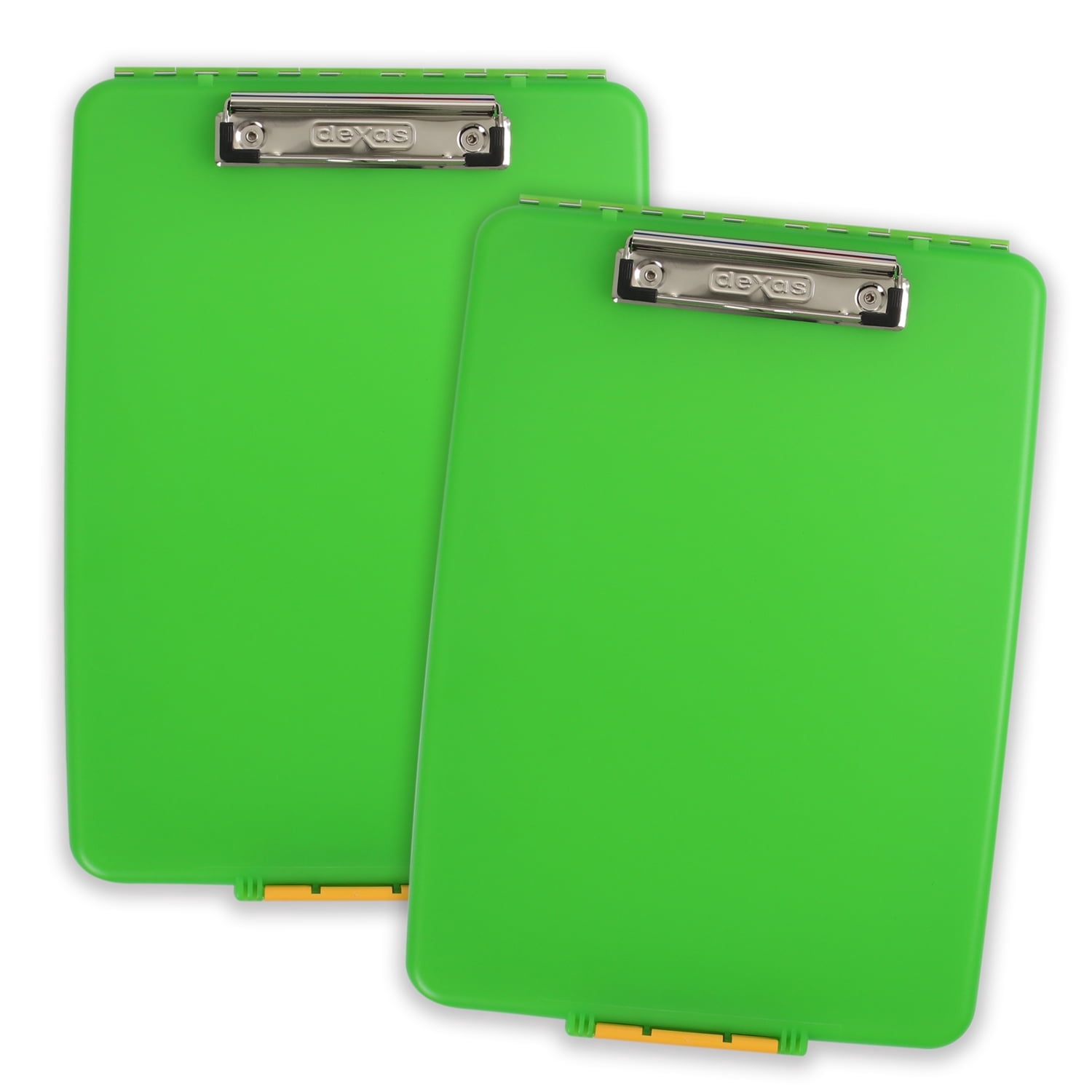 Dexas Slimcase Storage Clipboard, Set of Two, Green, 2 Piece