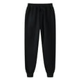 thumbnail image 1 of Dexiang Clearance Women's Oversize Black Sweatpants,Baggy Drawstrings Lounge Pants,Causal Solid Fall Outfits Athletic Joggers with Pockets Black S, 1 of 5