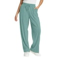 thumbnail image 1 of Dexiang Womens Causal Wide Leg Pants,Plud Sieze Sweatpants for Juniors Teen Girls Clearance Casual High Waisted Workout Joggers Lounge Pants Athletic Baggy Mint Green XL, 1 of 7