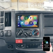 Dexico 2+64G Car Stereo Radio for Isuzu N Series NNR/NPR/NPS/NQR Truck 2009-2020 Built-in Wireless CarPlay Android Auto, 7in Car Screen with Bluetooth WiFi FM/AM/RDS GPS Navigation Backup Camera
