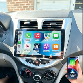 Dexico 4+64G Car Stereo for Hyundai Accent 2012-2017, 9 Inch Android 15 Double Din Car Radio with Wireless Carplay & Android Auto, GPS Navigation Bluetooth Mirror Link WiFi FM/RDS & Backup Camera