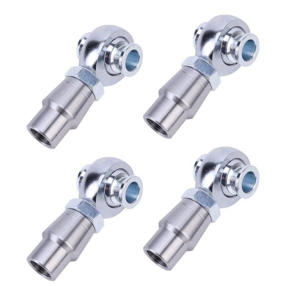 Dexico 4PCS 3/4" Heim Joint Rod End Kit, Left & Right Hand Thread, 28081 Lbs Load Rating for Steering, Suspension, Linkage Systems, Hot Rods and Custom Vehicle Builds