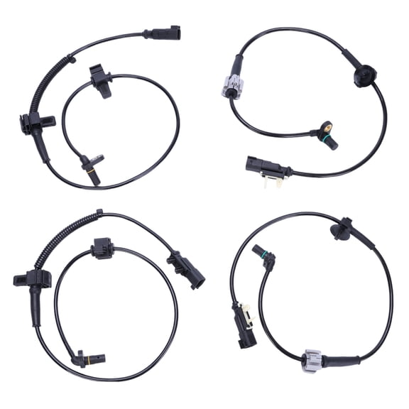 Dexico 4Pcs ABS Sensor Anti-lock Brake System Wheel Speed Sensor Front/Rear Wheels for Chevrolet Silverado 1500 Tahoe GMC Sierra 1500 Yukon 2014-2019 Replaces 520971873, 22775301