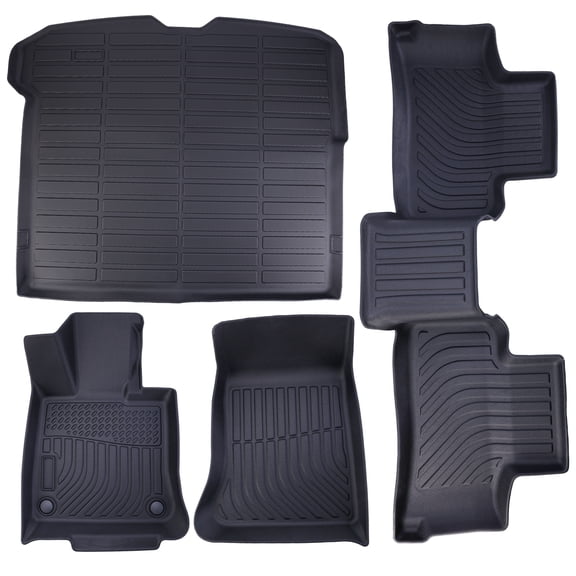 Dexico 4Pcs TPE All-Weather Car Floor Mats for Mercedes-Benz GLC SUV 2023, 2024, 2025, 2026 Replace P2.TPEJD45.H