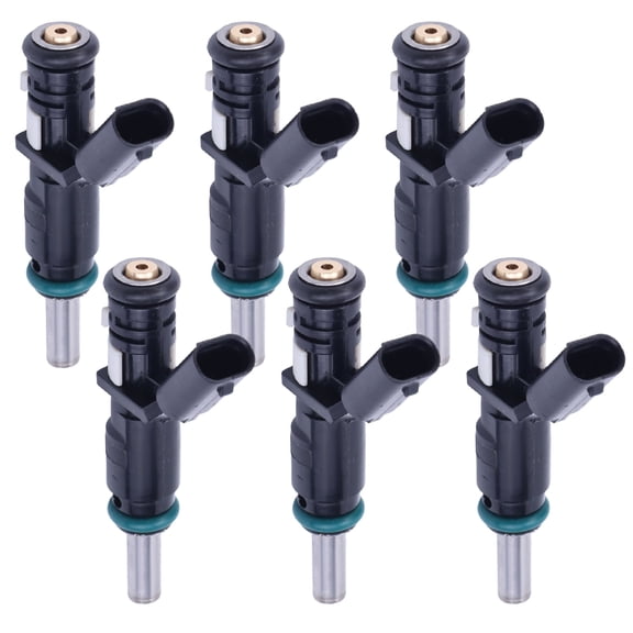 Dexico 6Pcs Fuel Injectors for Mercedes-Benz C, E, GLK, ML, R, S, SLK, CLK V6 2007-2012, Replace 2720780023, 272078002380