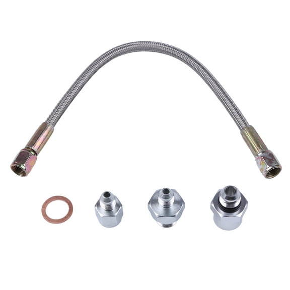 Dexico Engine Oil Pressure Sensor Adapter Stainless Steel for GM LS Engines
