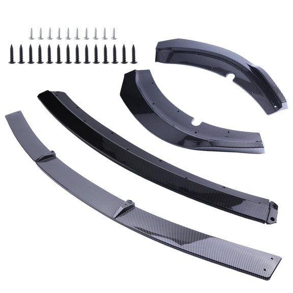 Dexico Front Bumper Lip Spoiler Carbon Fiber Style for Dodge Charger SRT 2015-2016, Daytona, Scat Pack, R/T 392 SRT 2017-2018, GT, R/T, Scat Pack SRT 2019-2023