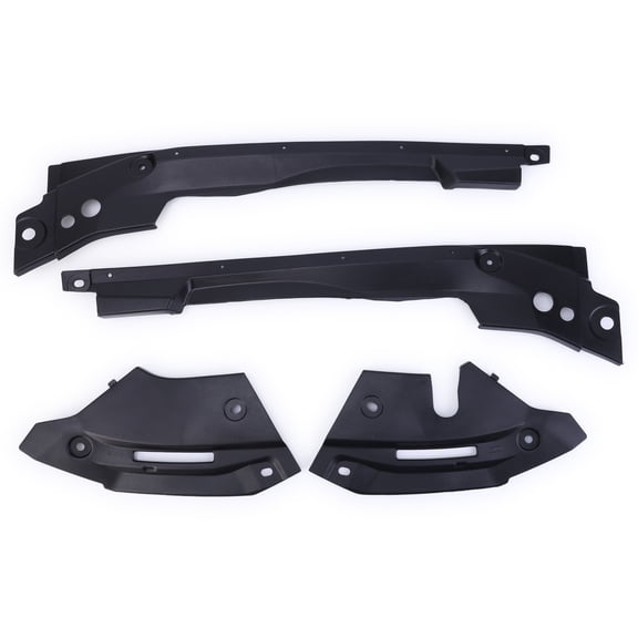 Dexico Front Upper Grille Mudguard Trim Shield Cover Set Replace 71169TVAA00 71164TVAA00 74157TVAA00 74107TVAA00 for Honda Accord 2018-2022