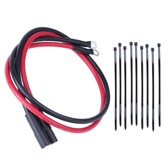 Dexico Power Ground Cable for Boss Snow Plows Replaces OE Part Numbers HYD01690 HYD1690 1304741 - Premium Stranded Copper Wire with Rugged PVC Jacket for Hydraulic Pump Motor Connection