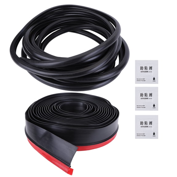 Dexico RV Slide Out Wiper Seal with Base D-Shape Hollow Rubber for Most RVs Campers Replace 018-312-EKD, 018-341-EK