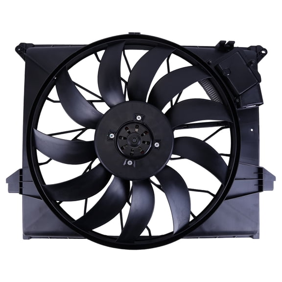 Dexico Radiator Cooling Fan Assembly for Mercedes-Benz GL320, GL350, GL450, ML320, ML350 2007-2012 Replace 1645000093