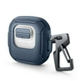 thumbnail image 1 of Dexnor for Bose QuietComfort Earbuds II Case (2022) & Bose QuietComfort Ultra Earbuds Case (2023), Secure Lock Clip Rugged Case Shockproof Protective Cover with Carabiner & Keyring for Men Women,Blue, 1 of 8