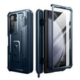 thumbnail image 1 of Dexnor BumperShock Case for Samsung Galaxy Z Fold 5 [Hinge Coverage],Full-body Shockproof Rugged Bumper Case Heavy Duty Protective Cover with Built-in Screen Protector & Kickstand & S Pen Slot, Blue, 1 of 8
