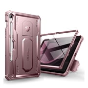 Dexnor Case for Samsung Galaxy Tab S10 Lite /S10 FE/S9 FE 10.9 Inch2025/2023, [Built in Screen Protector & Kickstand] with Pen Holder Heavy Duty Full Body Cover for S9 FE 5G Tablet Case, Pink