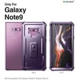 thumbnail image 1 of Dexnor Full Body Case for Samsung Galaxy Note 9/6.4 inches, [Built in Screen Protector and Kickstand] Heavy Duty Military Grade Protection Shockproof Protective Cover for Galaxy Note 9,Phantom Purple, 1 of 6