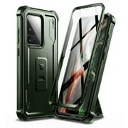 Dexnor Full Body Case for Samsung Galaxy S20 Ultra/6.9 inches, [Built in Screen Protector and Kickstand] Heavy Duty Military Grade Protection Shockproof Protective Cover for Galaxy S20 Ultra,Green