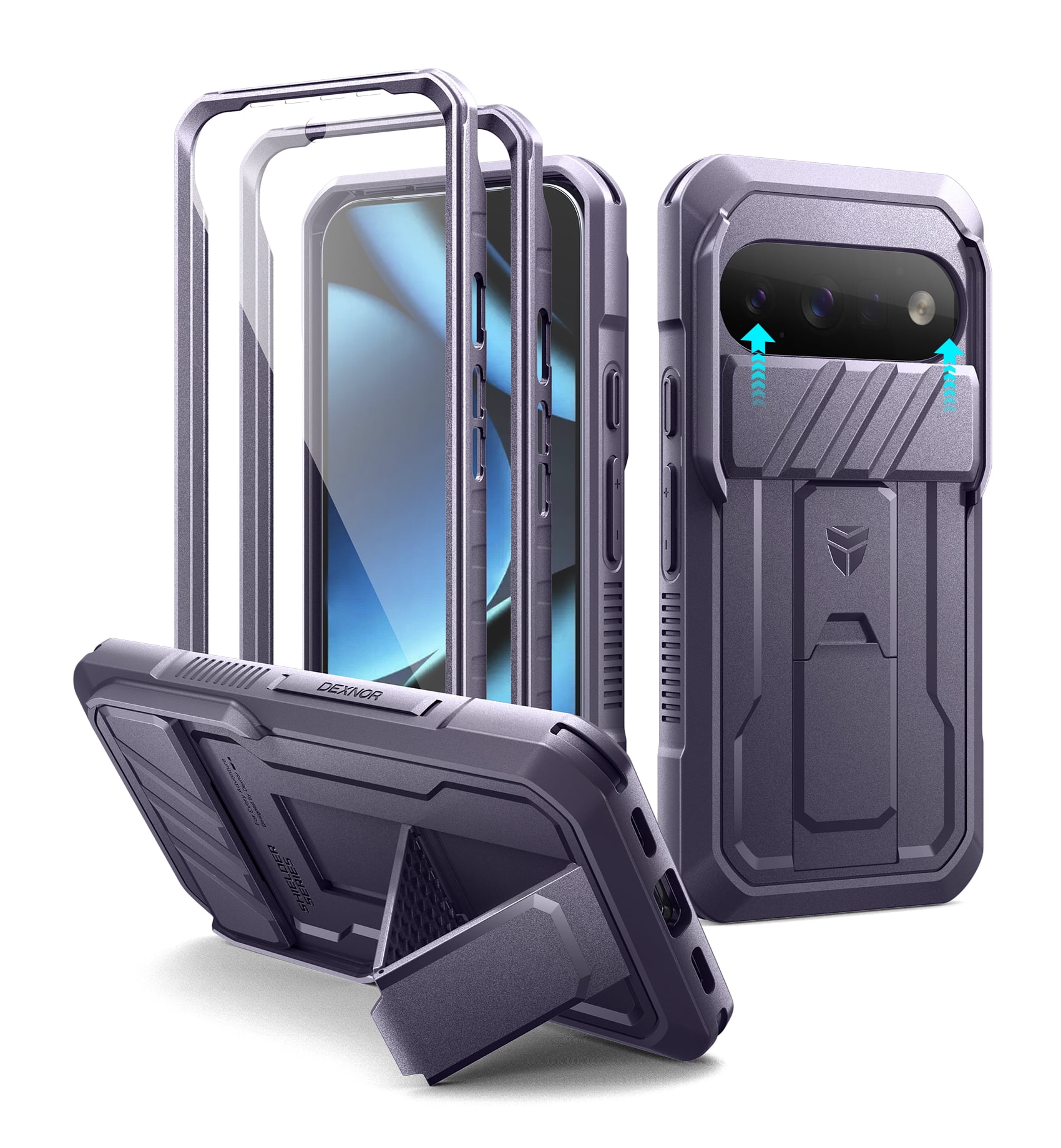 Dexnor for Google Pixel 11/11 Pro Case with Slide Camera Cover & 2 ...
