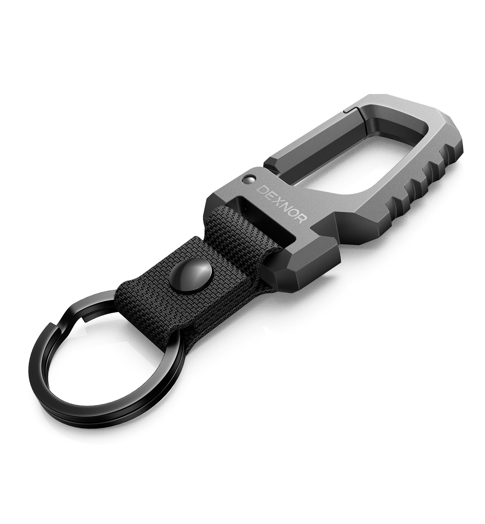 Dexnor Heavy Duty Key Chain Bottle Opener Carabiner Key Ring EDC ...