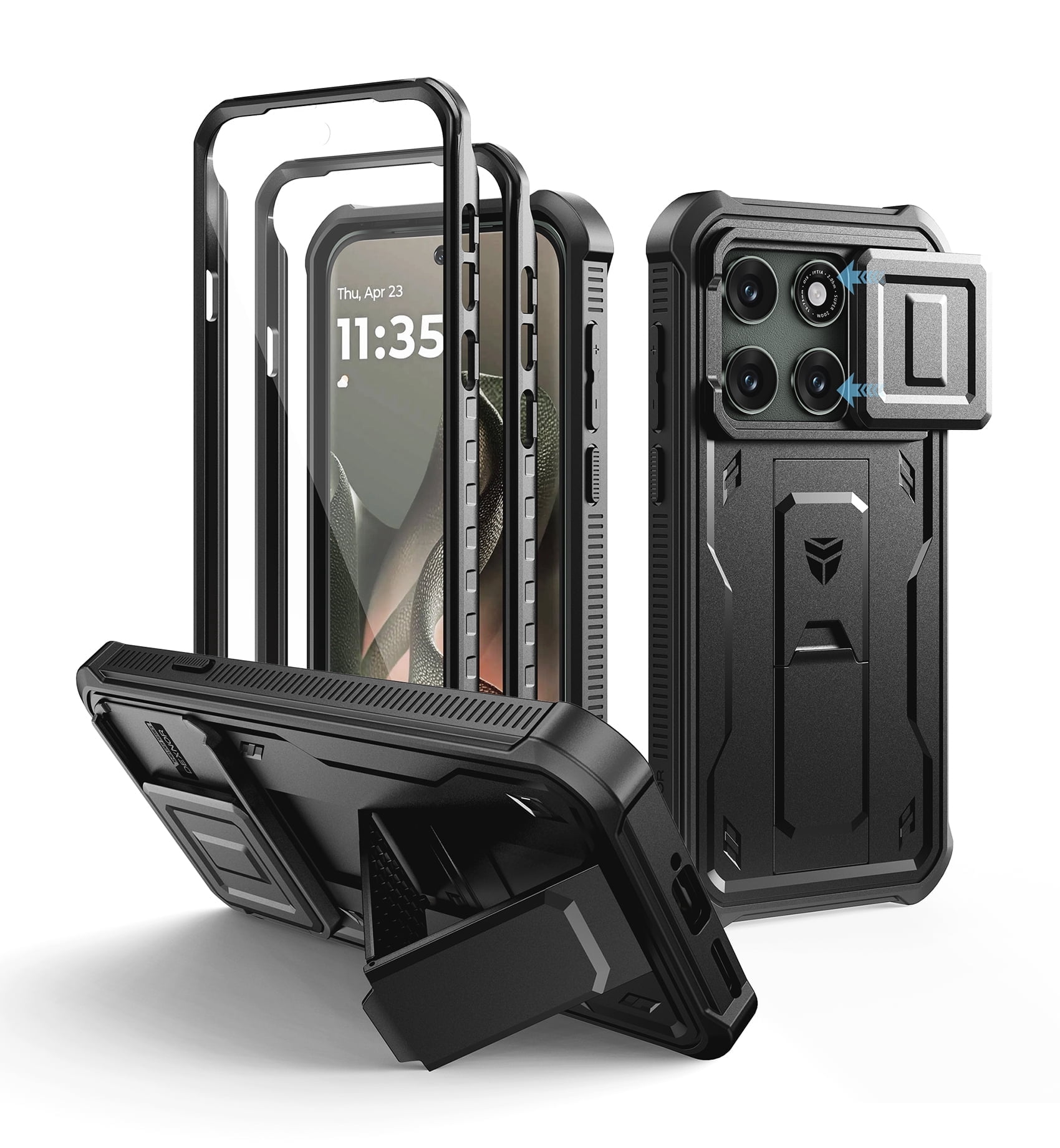 Dexnor for Motorola Moto Edge 2026 Case, [2 Front Frame] [Built-in ...