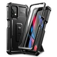 thumbnail image 1 of Dexnor for Samsung Galaxy A32 5G Case, [Built in Screen Protector and Kickstand] Heavy Duty Military Grade Protection Shockproof Protective Cover for Samsung Galaxy A32 5G, Black, 1 of 5