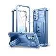 thumbnail image 1 of Dexnor for Samsung Galaxy A32 5G Case, [Built in Screen Protector and Kickstand] Heavy Duty Military Grade Protection Shockproof Protective Cover for Samsung Galaxy A32 5G Sierra Blue, 1 of 7