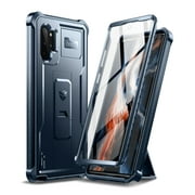 Dexnor for Samsung Galaxy Note 10+ Plus Case, [Built in Screen Protector and Kickstand] Heavy Duty Military Grade Protection Shockproof Protective Cover for Samsung Galaxy Note 10 Plus,Blue