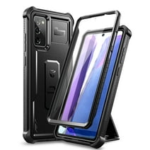 Dexnor for Samsung Galaxy Note 20  Case, [Built in Screen Protector and Kickstand] Heavy Duty Military Grade Protection Shockproof Protective Cover for Samsung Galaxy Note 20 Black