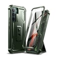 thumbnail image 1 of Dexnor for Samsung Galaxy S22 Case, [Built in Screen Protector and Kickstand] Heavy Duty Military Grade Protection Shockproof Protective Cover for Samsung Galaxy S22 5G,Green, 1 of 5