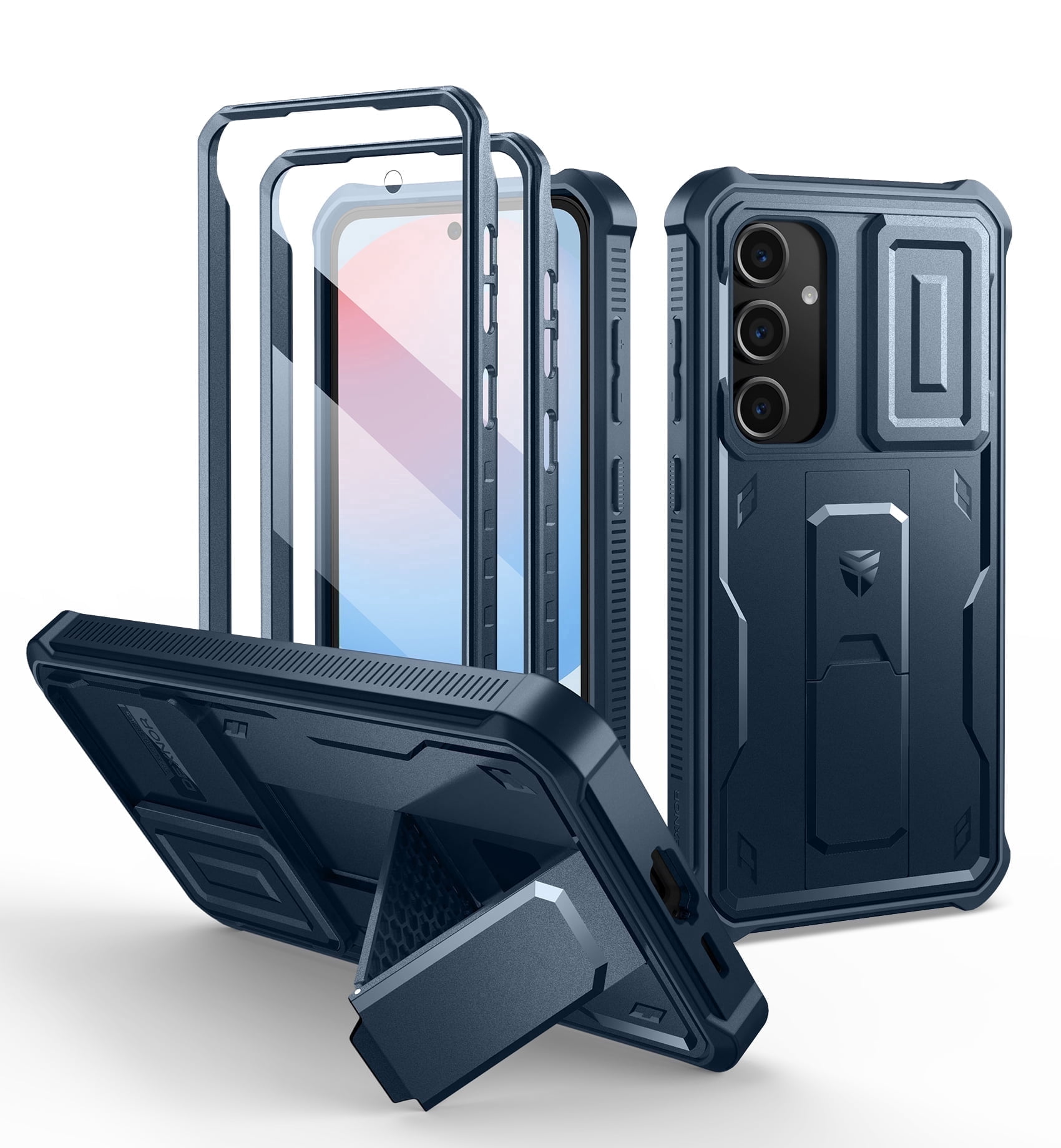 Dexnor Samsung Galaxy S24 FE Case, Shockproof Rugged Full-Body Cover ...