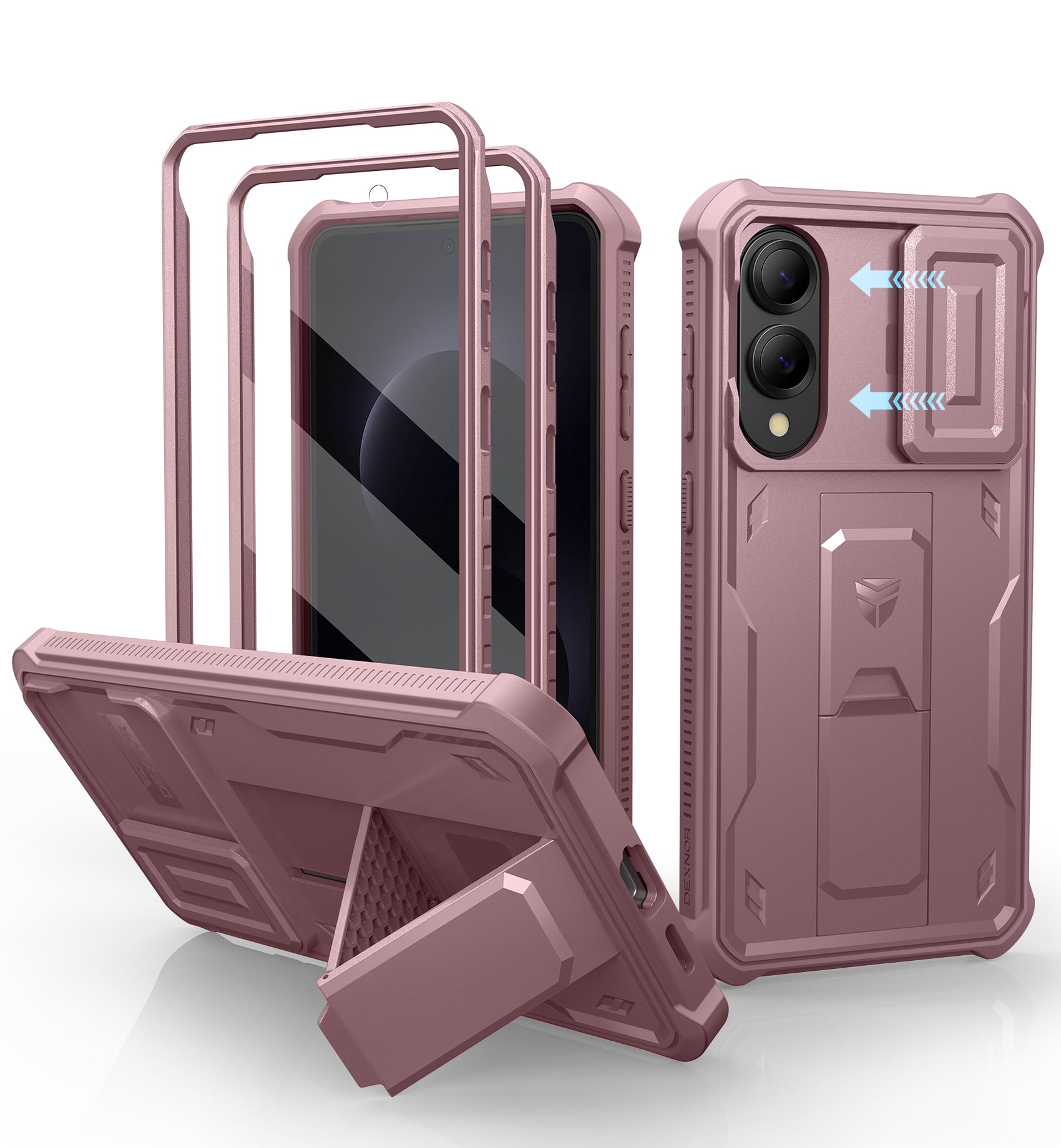 Dexnor for Samsung Galaxy S25 Edge Case with Upgraded Slide Camera ...