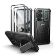 thumbnail image 1 of Dexnor for Samsung Galaxy S25 FE 2025 6.7" Case with Upgraded Slide Camera Cover & 2 Front Frames & Built-in Screen Protector & Kickstand, Heavy-Duty Rugged Case Full-Body Protective Cover,Black, 1 of 7